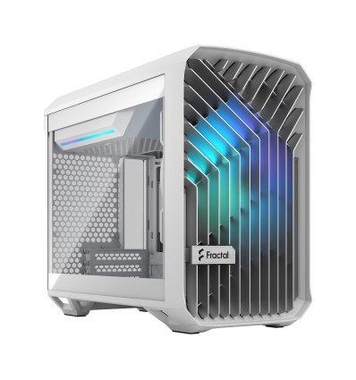 Fractal Design Torrent Nano RGB White TG Clear Tint/Micro Tower/Transpar./Bílá