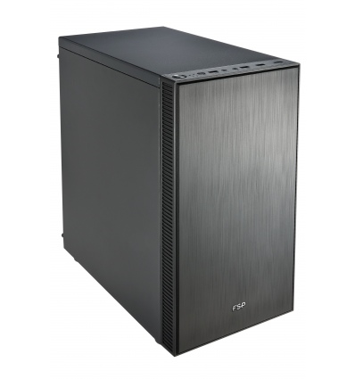 FSP CMT223S Silent/Midi Tower/Černá