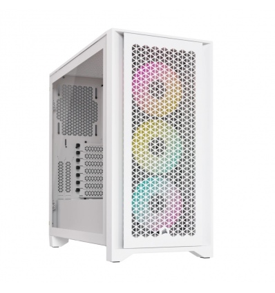 CORSAIR iCUE 4000D RGB AIRFLOW/Midi Tower/Transpar./Bílá