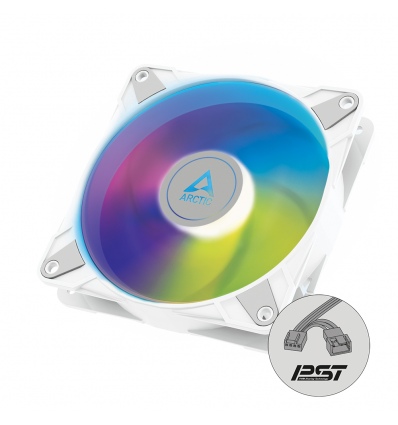 ARCTIC P12 PWM PST A-RGB 0dB – 120mm Pressure optimized case fan | PWM controlled speed with PST | A