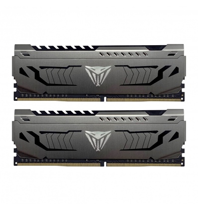 Patriot Viper Steel/DDR4/16GB/3200MHz/CL16/2x8GB/Grey