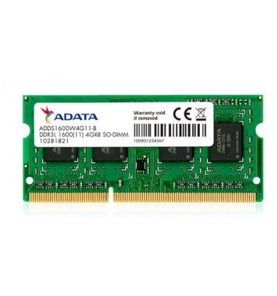 Adata/SO-DIMM DDR3L/4GB/1600MHz/CL11/1x4GB