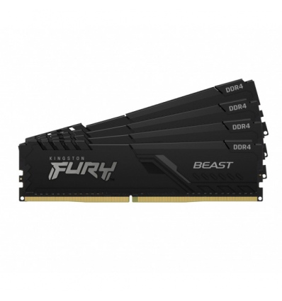 Kingston FURY Beast/DDR4/16GB/2666MHz/CL16/4x4GB/Black