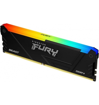 Kingston FURY Beast/DDR4/64GB/3200MHz/CL16/4x16GB/RGB/Black