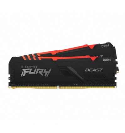 Kingston FURY Beast/DDR4/32GB/3200MHz/CL16/2x16GB/RGB/Black