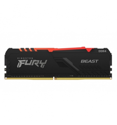 Kingston FURY Beast/DDR4/8GB/3600MHz/CL17/1x8GB/RGB/Black