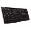 Logitech K270/Bezdrátová USB/CZ-SK layout/Černá