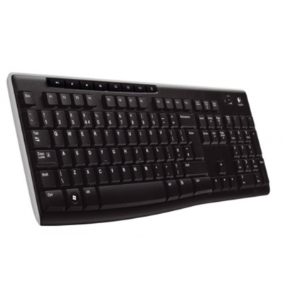 Logitech K270/Bezdrátová Bluetooth/US layout/Černá