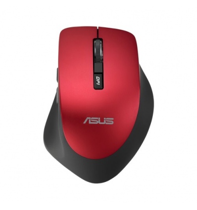 ASUS WT425/Ergonomická/Optická/Bezdrátová USB/Červená