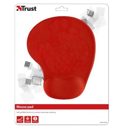 podložka TRUST BigFoot Gel Mouse Pad - red