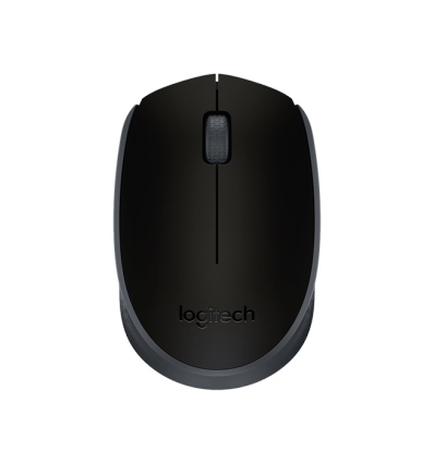 Logitech M171/Kancelářská/Optická/1 000 DPI/Bezdrátová USB/Černá