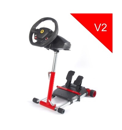 Wheel Stand Pro, stojan na volant a pedály pro Thrustmaster SPIDER, T80/T100,T150,F458/F430, červený