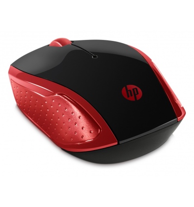 HP 200/Cestovní/Optická/1 000 DPI/Bezdrátová USB/Červená