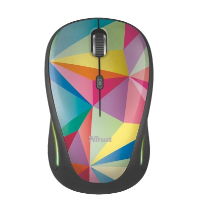 myš TRUST Yvi FX Wireless Mouse - geometrics