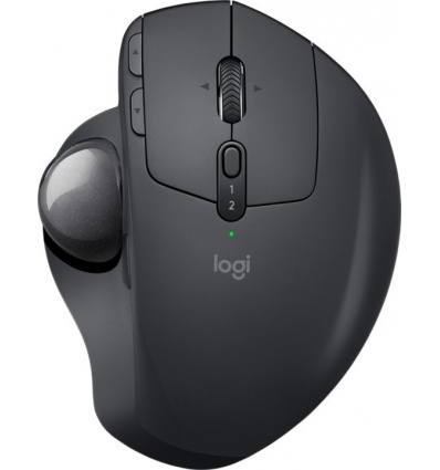 Logitech MX ERGO ADVANCED/Ergonomická/Optická/Bezdrátová USB/Černá