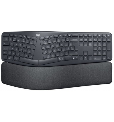 Logitech K860/Bezdrátová Bluetooth/US layout/Černá