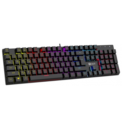 C-TECH Morpheus RGB/Drátová USB/CZ-SK layout/Černá