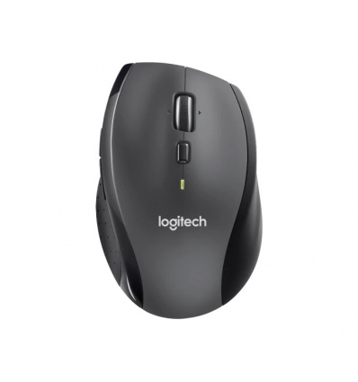 Logitech Marathon M705/Kancelářská/Optická/Pro praváky/1 000 DPI/Bezdrátová USB/Černá