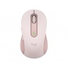 Logitech Signature M650/Kancelářská/Optická/Pro praváky/4 000 DPI/USB+BT/Růžová