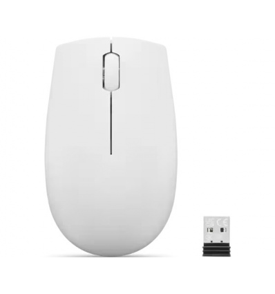 Lenovo 300/Cestovní/Optická/1 000 DPI/Bezdrátová USB/Cloud Grey