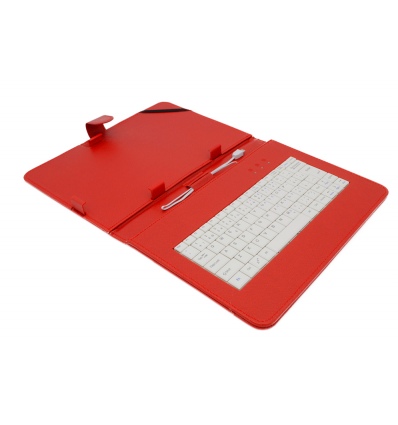 AIREN AiTab Leather Case 4 with USB Keyboard 10" RED (CZ/SK/DE/UK/US.. layout)