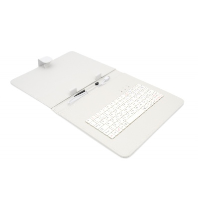 AIREN AiTab Leather Case 3 with USB Keyboard 9,7" WHITE (CZ/SK/DE/UK/US.. layout)