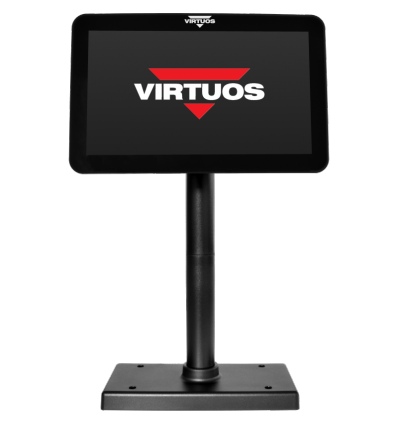 10,1" LCD barevný zákaznický monitor Virtuos SD1010R, USB, černý