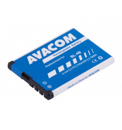 Baterie AVACOM GSNO-BL4B-S750 do mobilu Nokia 6111 Li-Ion 3,7V 750mAh (náhrada BL-4B)