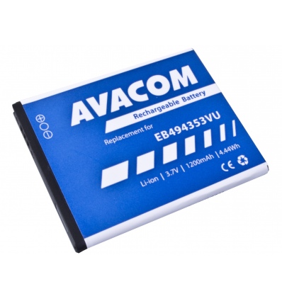 Baterie AVACOM GSSA-5570-S1200A do mobilu Samsung 5570 Galaxy mini Li-Ion 3,7V 1200mAh