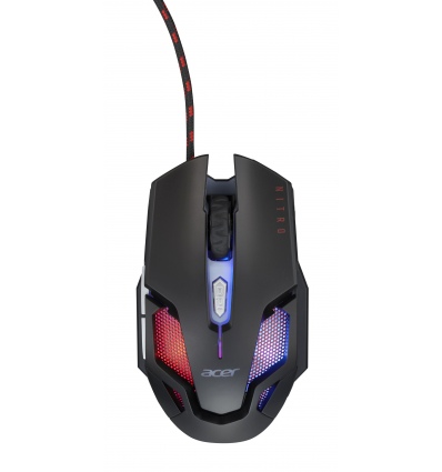 Acer Nitro Gaming Mouse II/Herní/Optická/Pro praváky/7 200 DPI/Drátová USB/Černá