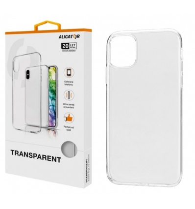 ALIGATOR Pouzdro Transparent Apple iPhone 11