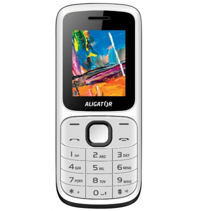 ALIGATOR D210 Dual sim bílo-černý