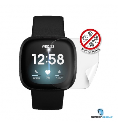 Screenshield Anti-Bacteria FITBIT Versa 3 folie na displej