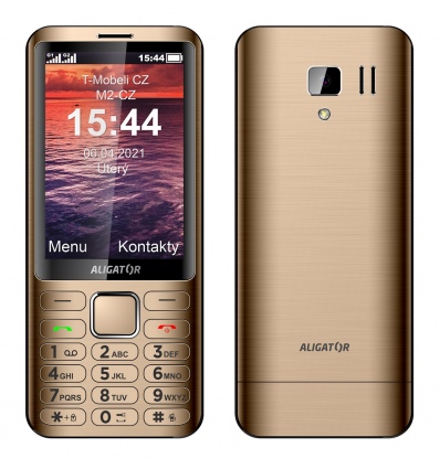 ALIGATOR D950 Dual sim zlatý