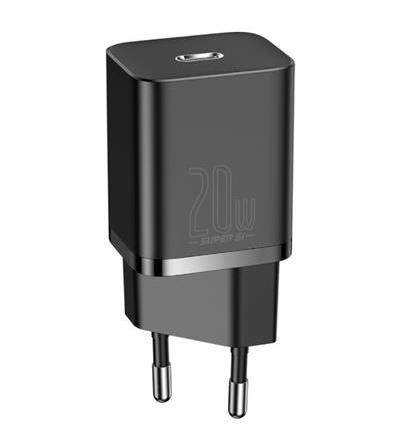 Baseus CCSUP-B01 Super Si Quick Nabíječka USB-C 20W Black