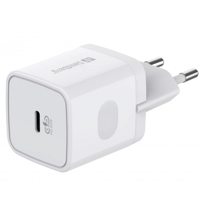 Sandberg USB-C AC Charger PD20W, bílá