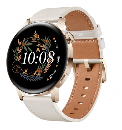 Huawei Watch GT 3/Gold/Elegant Band/White