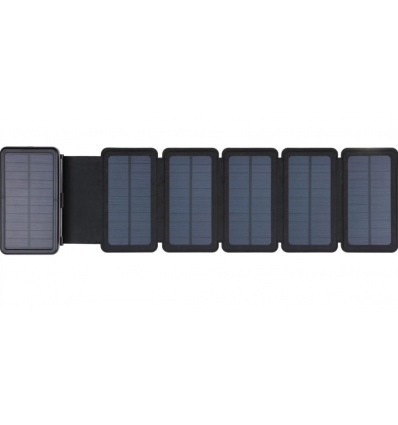 Sandberg Solar 6-Panel Powerbank 20000, solární nabíječka, černá