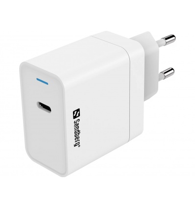 Sandberg USB-C AC Charger PD65W, EU, bílá