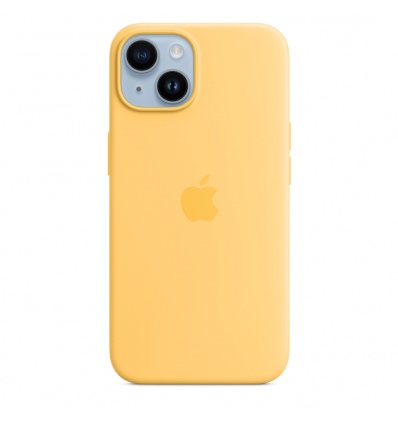 iPhone 14 Silicone Case with MS - Sunglow