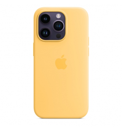 iPhone 14 Pro Max Silicone Case with MS - Sunglow