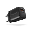 AXAGON ACU-PQ30, Sil nabíječka do sítě 30W, 2x port (USB-A + USB-C), PD3.0/PPS/QC4+/SFC/AFC/Apple