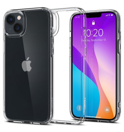 Ochranný kryt Spigen Crystal Hybrid pro iPhone 14 transparentní