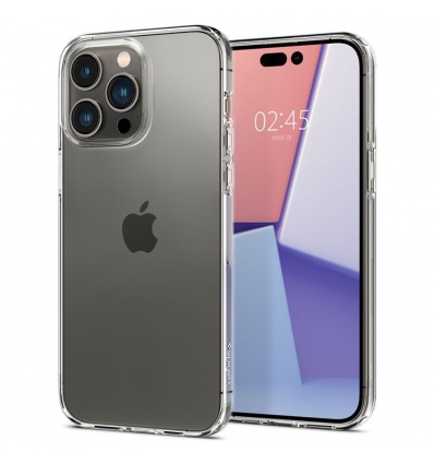 Ochranný kryt Spigen Crystal Flex pro iPhone 14 Pro Max transparentní