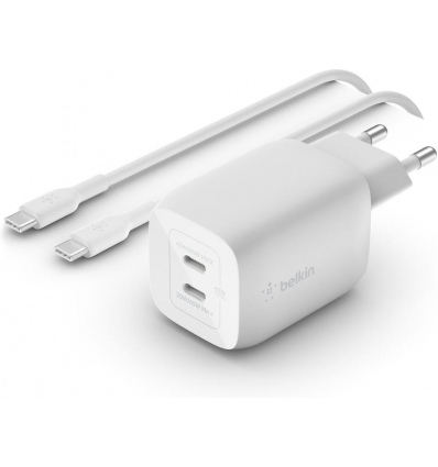 Belkin 65W napájecí adaptér 2xUSB-C+100W kabel