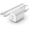 Belkin 65W napájecí adaptér 2xUSB-C+100W kabel