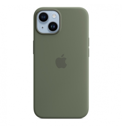 iPhone 14+ Silicone Case with MagSafe - Olive