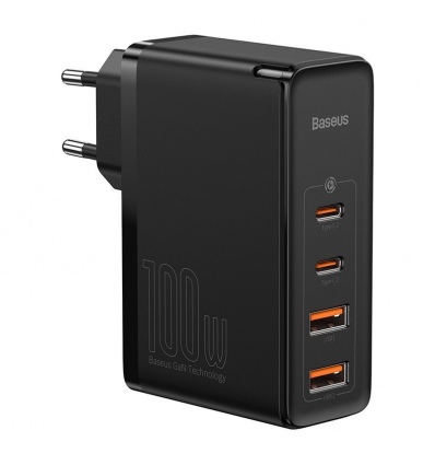 Baseus CCGAN2P-L01 GaN2 Pro Quick Nabíječka 2xUSB + 2xUSB-C 100W Black