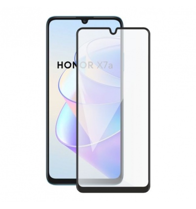 Screenshield HUAWEI Honor X7a (full COVER black) Tempered Glass Protection