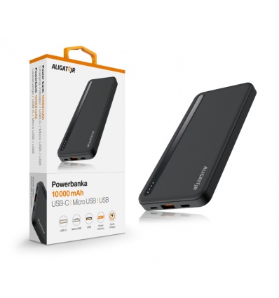 ALIGATOR PBAL1050 10 000mAh 20W černá